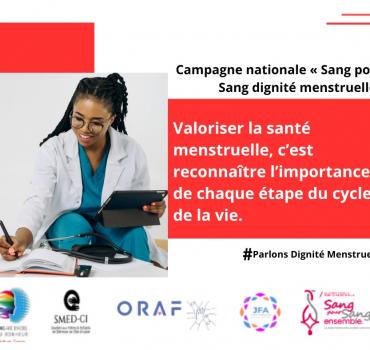 Campagne nationale #Sang pour la dignité menstruelle#